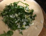 A picture of step 2 of Green Onion Paratha.