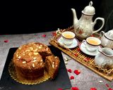 A picture of step 4 of Eggless Banana Cake.