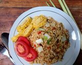 Foto langkah ke 4 dari resep Nasi Goreng Sambal Matah ala Rumah.