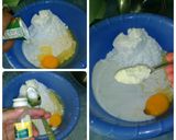 Foto langkah ke 2 dari resep Bolu Kukus Semangka Ala-Ala (1 Telur, SP, No Soda).