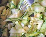 Une image de l'étape 3 de Tagliatelles de courgettes et bolognaise végétale.