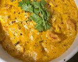 A picture of step 8 of Paneer butter masala.
