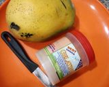 A picture of step 1 of Mango pannacotta🥂.