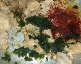 A picture of step 3 of Easy chicken paratha roll.