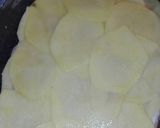 Foto del paso 3 de la receta: Pastel de patatas relleno de beicon lonchas de queso Jamón York