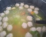 A picture of step 8 of Chicken Meatball Soup.