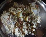 A picture of step 1 of Gatte ki sabji.