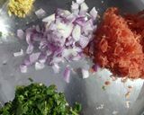 A picture of step 2 of Jowar masala roti.