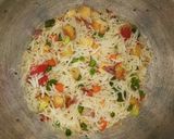 A picture of step 3 of Veg Fried Rice.