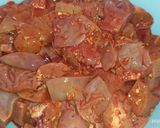 Foto del paso 1 de la receta: Gandinga al ajo y vino tinto