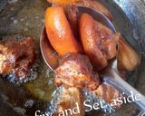 A picture of step 2 of Beef Jollof Rice.