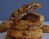 Une image de l'étape 14 de Cookies vegan à la pâte à tartiner.