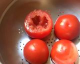 Une image de l'étape 2 de 🍅Tomates🌱 grappes🌶️ farcies caviar🍃 d'aubergine🍆.