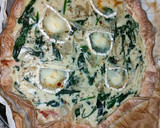 Foto del paso 6 de la receta: Quiche de hojaldre con espinacas y queso de cabra