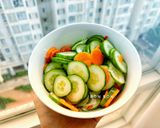 Hình bước làm 2 của món Dưa Leo Trộn Chua Ngọt