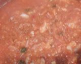 Foto del paso 9 de la receta: Falsos tallarines de calabacin con salsa de tomate, atún y huevo