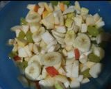A picture of step 1 of Creamy Fruit chaat🍌🍎🍇🍋.
