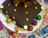 A picture of step 8 of Chocolate box cake.