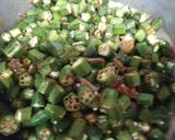 A picture of step 4 of Bhindi.