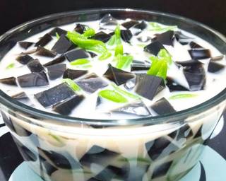 Es cendol cincau fiber creme - Step 3