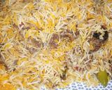 A picture of step 10 of Beef Biryani.