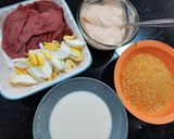 Foto langkah ke 2 dari resep Risoles Mayo Smoked Beef Telur.