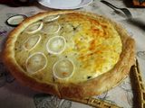 Quiche de coliflor, champiñón y jamón