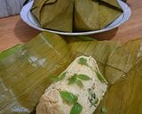 Foto langkah ke 3 dari resep Botok Tahu Jamur dan Ebi.