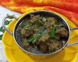 A picture of step 7 of Bhuna Gosht.