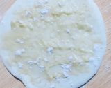 A picture of step 8 of Handi kabab with fried paratha.