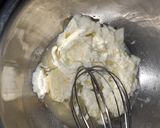 A picture of step 1 of Malai white choco crepe cake.