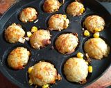 A picture of step 9 of Potato corn cheez Aappe.