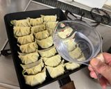A picture of step 6 of Halal Japanese Gyoza for my friend.
