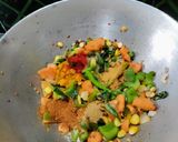 A picture of step 5 of Bajra(pearl millet) Upma.