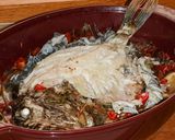 Foto del passaggio 5 della ricetta Pesce San Pietro al Vapore alla Mediterranea
