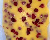 Une image de l'étape 5 de Brownies chocolat blanc/framboise.