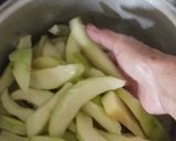 Foto del paso 1 de la receta: Dulce de papaya con buñuelo de harina