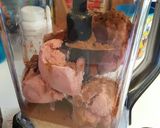 A picture of step 1 of Simple Chocolate Raspberry Milkshake.
