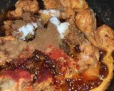A picture of step 3 of Chicken Korma.