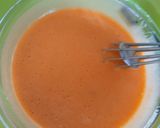 A picture of step 1 of Orange Wheat Crepe Cake.