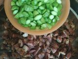 Cumi asin sambal pete makyus