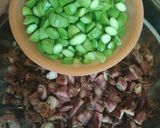 Foto langkah ke 1 dari resep Cumi asin sambal pete makyus.