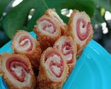 Foto langkah ke 7 dari resep Roti Gulung (fried bread roll).