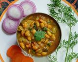 A picture of step 8 of Soya Bean Curry.