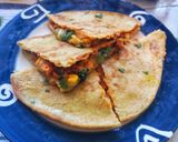 A picture of step 6 of Chicken Quesadilla.