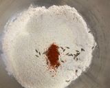 A picture of step 2 of Achari Aloo Parathe aur Chai.