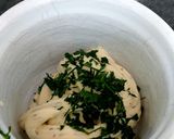 A picture of step 2 of My Soft Cheese With Fresh Chives & Fresh Parsley 😋.