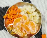 A picture of step 1 of Turmeric Orange 🍊 Ginger Aamla Shots (Detox, skin glow immunity Drink 🍷).