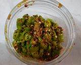 A picture of step 6 of Mirch achaar.