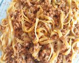 Sült lecsókrémes darált pulyka, laska tésztával, sajttal recept fázis 4 fotója